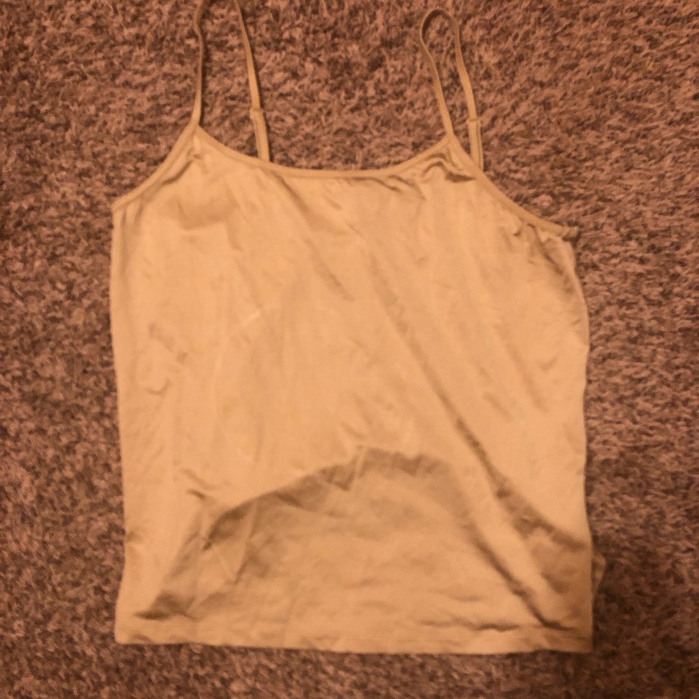 Cream colored Lane Bryant tank top